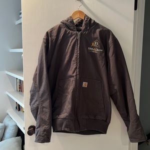 Carhartt Loose Fit Firm Duck Insulated Firm Flannel Lined Jacket